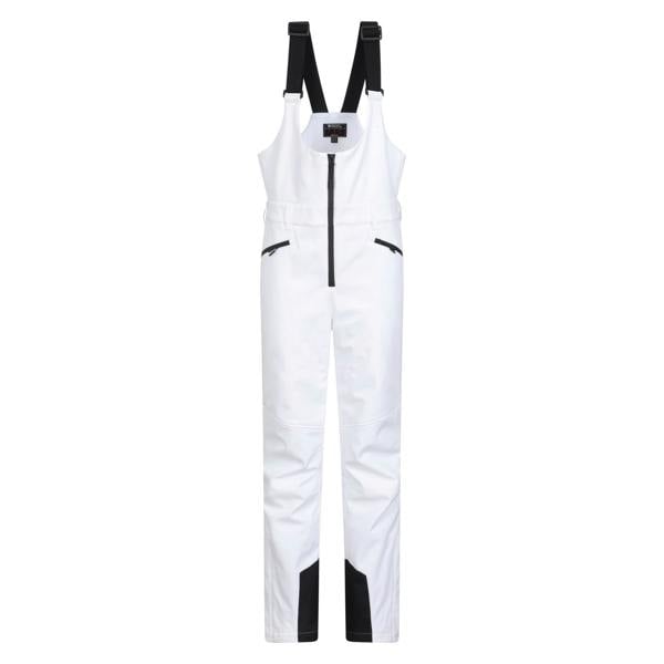 Mountain Warehouse Womens/Ladies RECCO Bibbed Ski Trousers - White - 