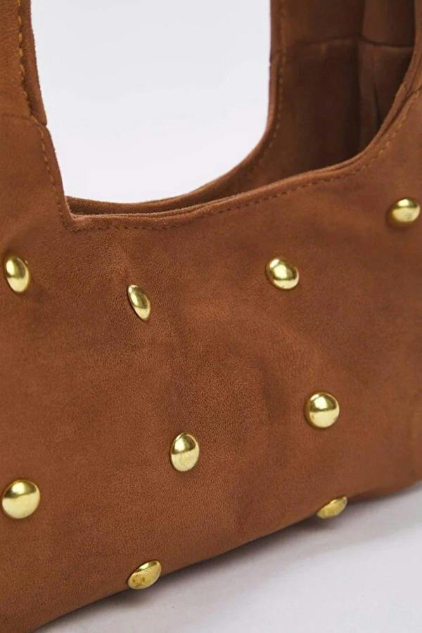 WOVCOR Trok Stone Embellished Women's Oval Medium Size Hand and Shoulder Bag