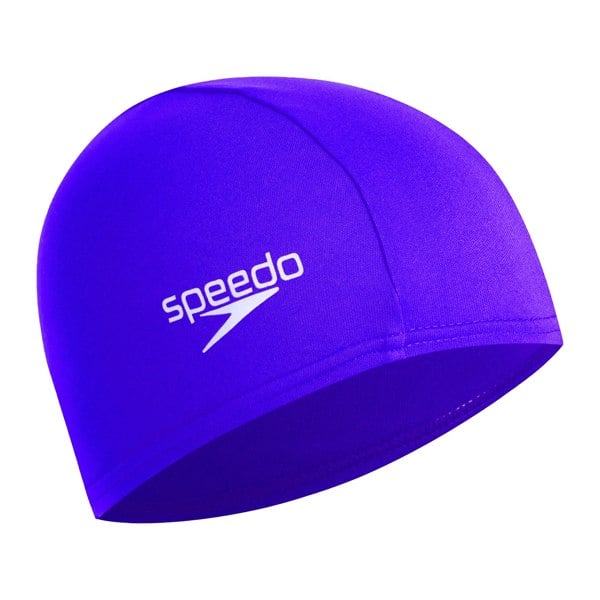 Speedo Unisex Adult Polyester Swim Cap - Blue