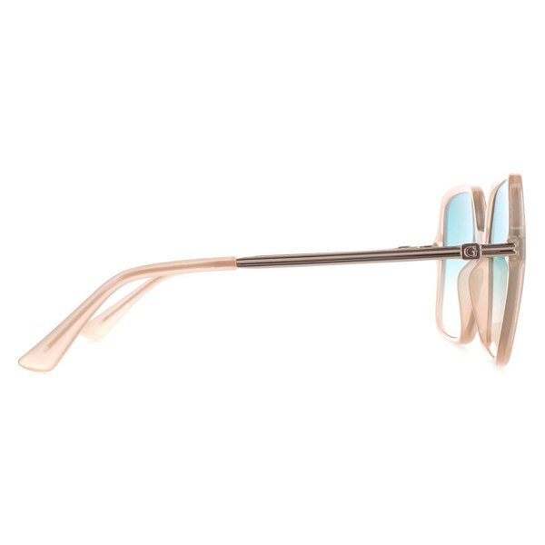 Guess Sunglasses GU7845 57P Shiny Beige Green Gradient