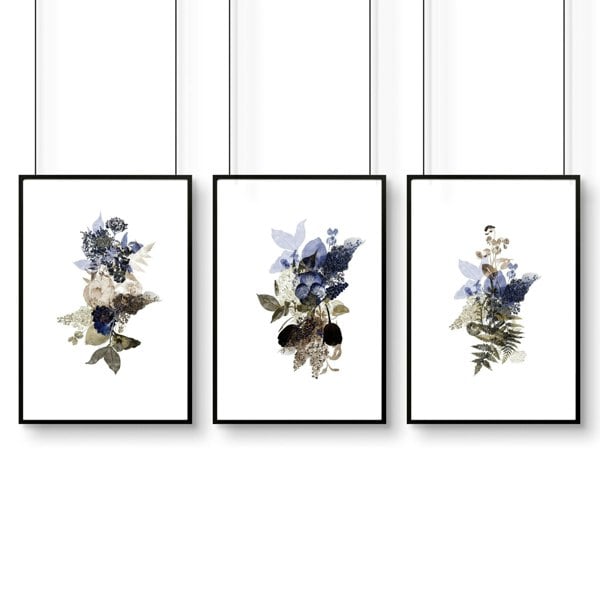 Wall art for homes | set of 3 wall art for living room