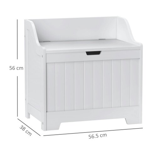 Wyld Haus Talolo White Home Storage Chest 61 Litre Capacity