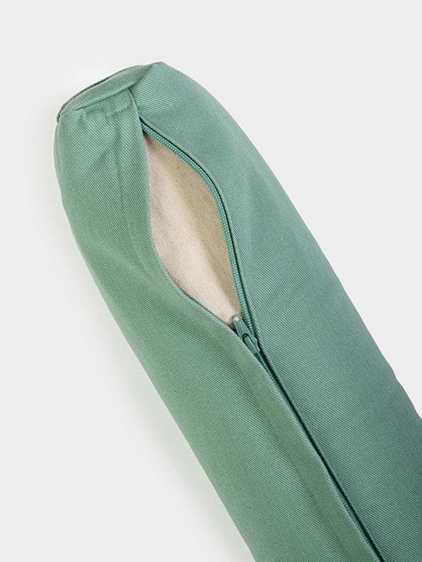 Yoga Studio GOTS Organic Cotton Pranayama Buckwheat Meditation Bolster