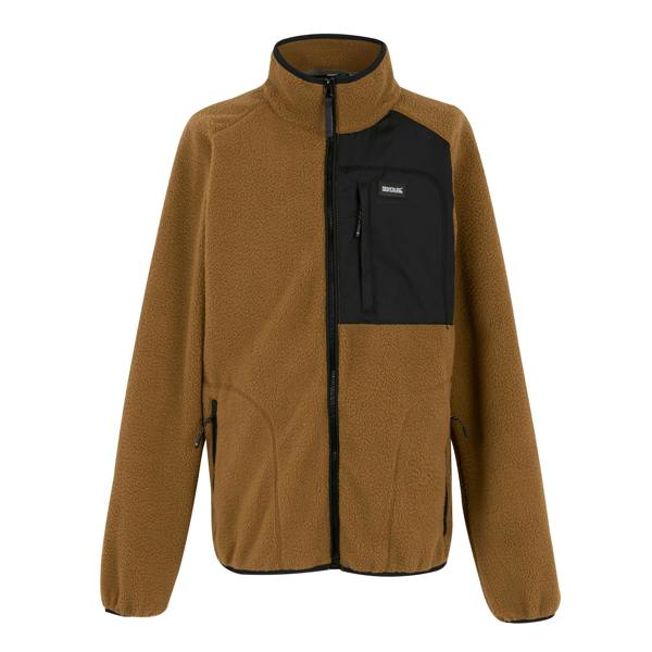 Regatta Mens Frankie Borg Fleece Jacket - Nut Brown - 