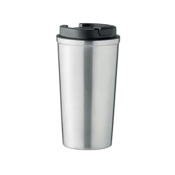 MidOcean Brace Double-Walled 510ml Tumbler - Matt Silver - 