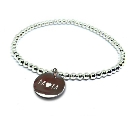 Aye Do Gifts Mum with Heart Disc Bracelet