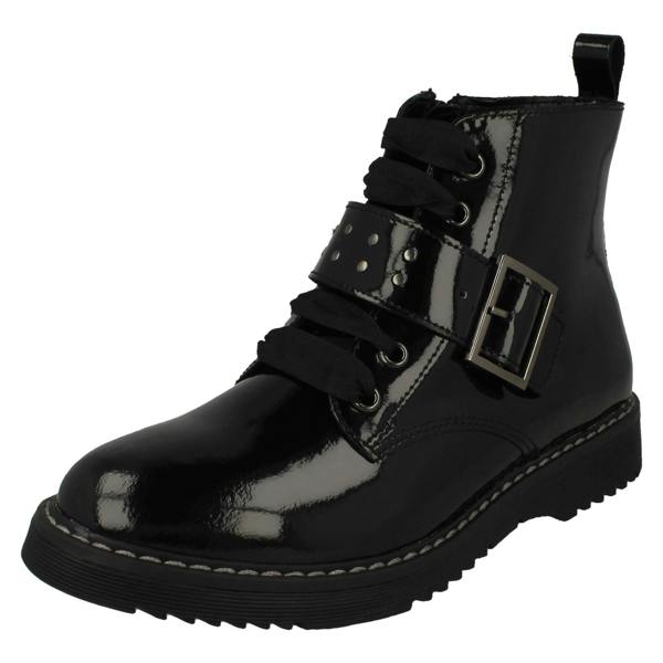 Start-rite Girls Angry Angels By Startrite Buckle Detailed Ankle Boots Icon