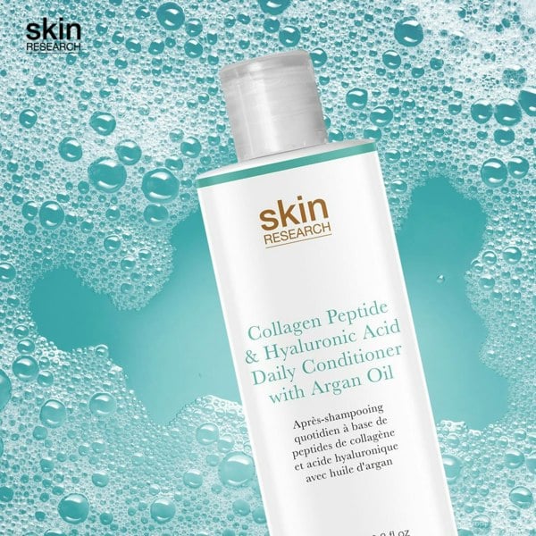 PO2SR071 Skin Research Collagen Peptide & Hyaluronic Acid Daily Conditioner with Argan Oil 250ml Twin Value Savings Pack