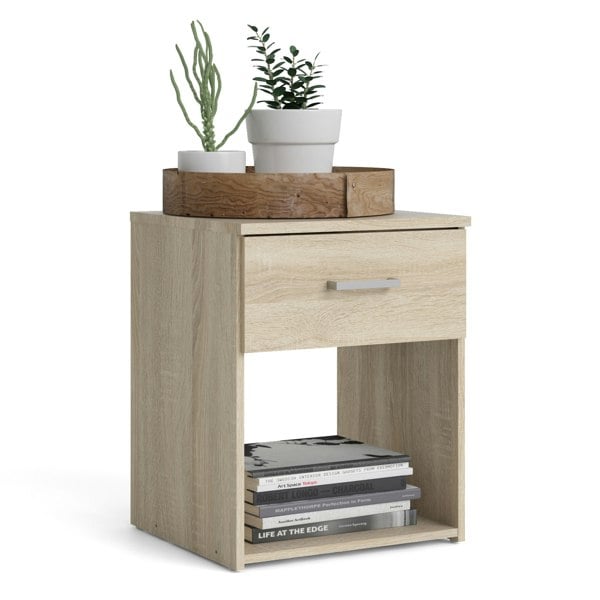 Furniture To Go Space Bedside 1 Drawer in Oak