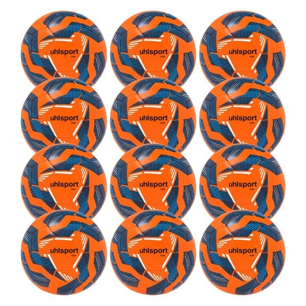 Uhlsport Team Training Football Size 5 Pack of 12 - Orange