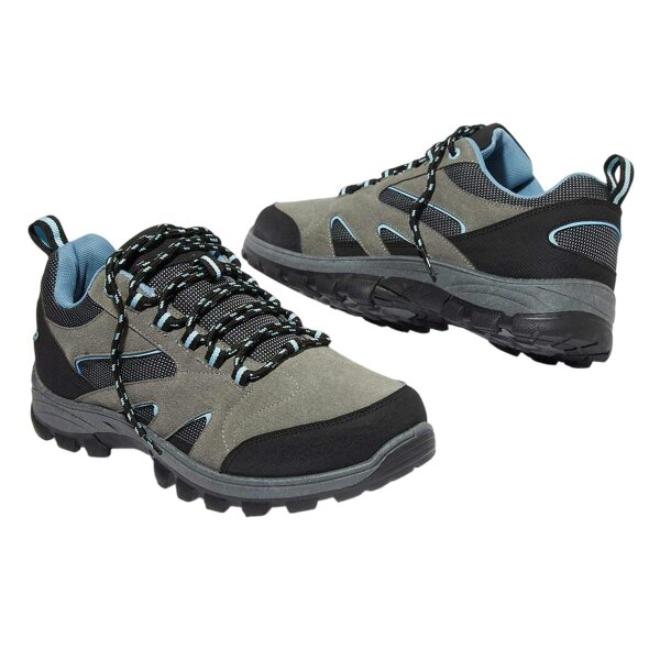 Atlas For Men Mens Water Repellent All Terrain Shoes - Grey/Black/Blue