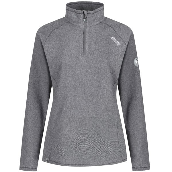 Regatta Great Outdoors Women's Montes Half Zip Fleece Top - Dark Light Steel