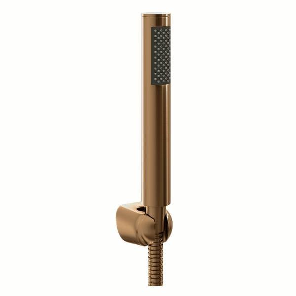 Flode Eslov | Bath Shower Mixer Tap | Includes Handset and Holder | Copper