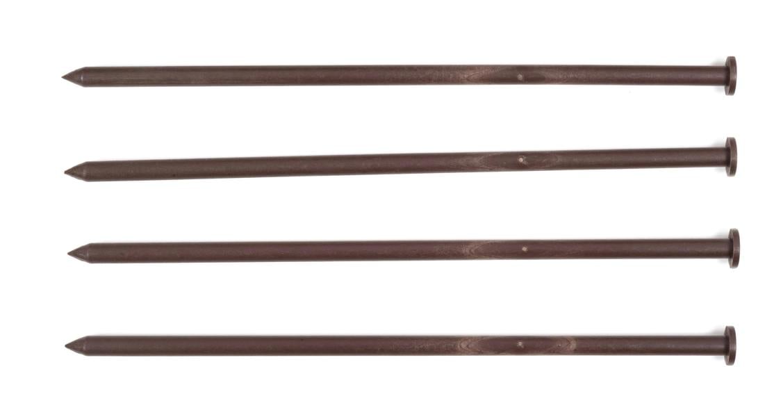 Nicoman Recycled Rubber Roman Stone Garden Border 1.2m - Brown