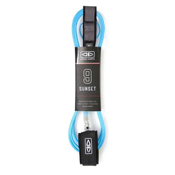 Ocean & Earth 9’0 Sunset Surfboard Leash Blue
