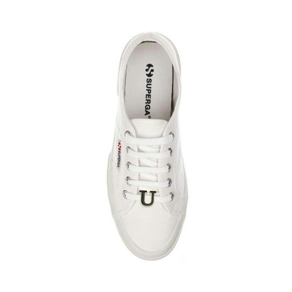 Superga Letter U Metal Logo Shoe Charm - Black/Gold
