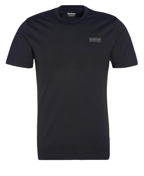 Barbour International Small Logo T-Shirt - Black/ Pewter