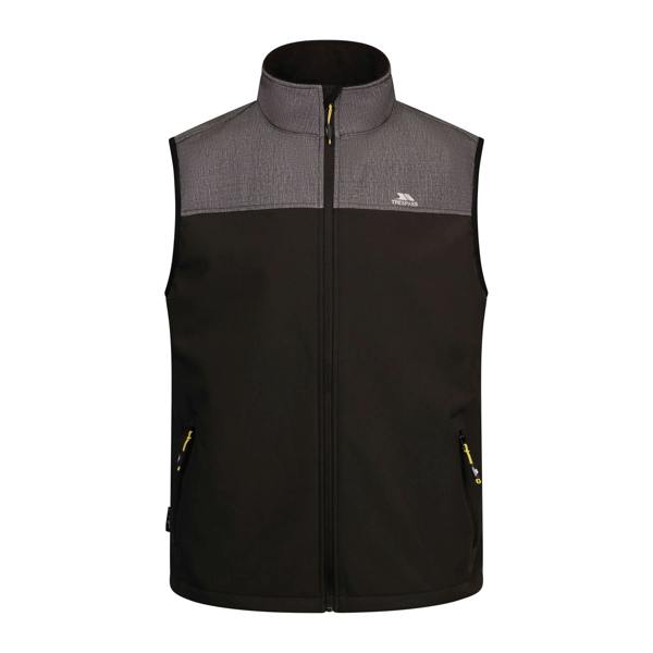 Trespass Mens Abbott Softshell Jacket - Dark Grey Marl - 