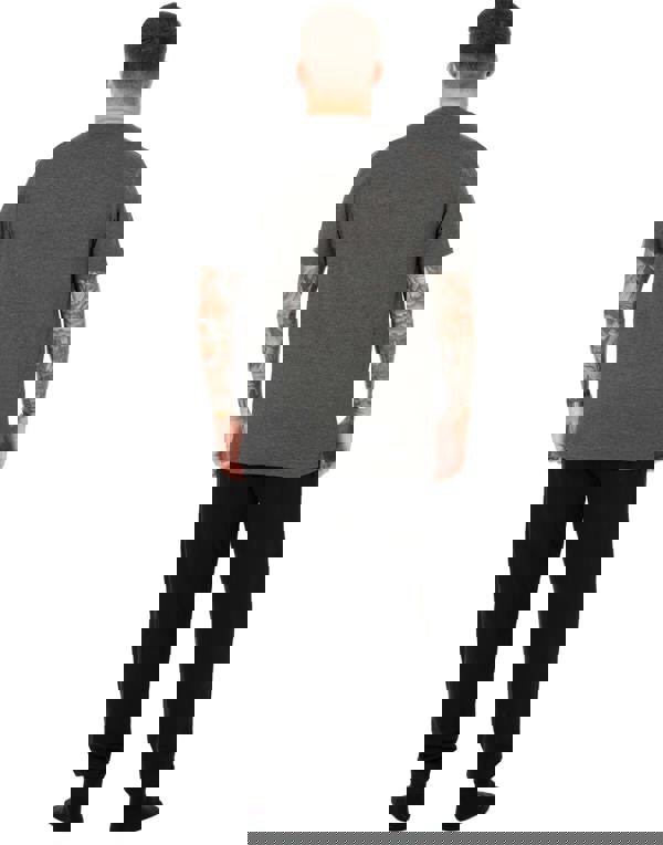 Harry Potter Mens Grey Hogwarts Express Short Sleeve Long Leg Pyjama Set