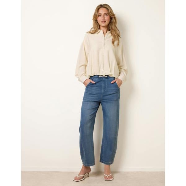 Blue Vanilla Relaxed Button-Up Shirt