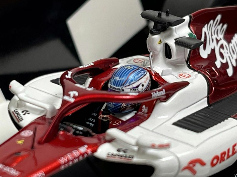 Minichamps Valtteri Bottas Alfa Romeo C42 Bahrain GP 2022 1:43 Scale Minichamps 417220177