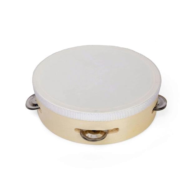Bigjigs Toys Natural Wooden Tambourine