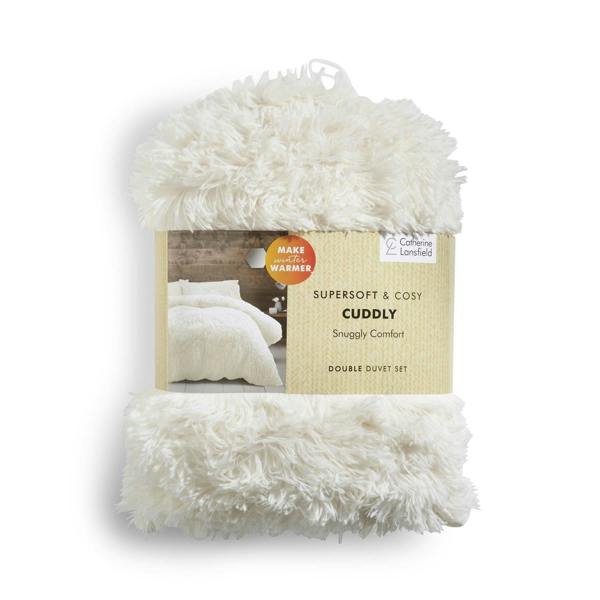 Cuddly Cream Duvet Cover Set