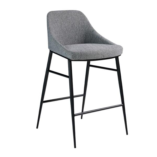 Angel Cerdá Grey Fabric Stool 4103