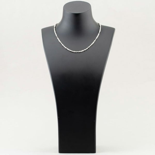 T. H. Baker Argentium Silver 18 Inch Ball And Knot Chain ARG-943026-18
