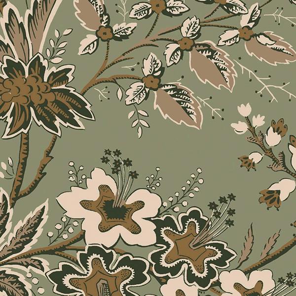 Laura Ashley Marlbrook Sage Green Wallpaper