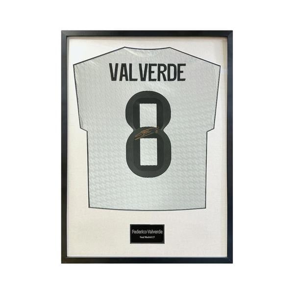 Federico Valverde Signed Real Madrid Standard Frame