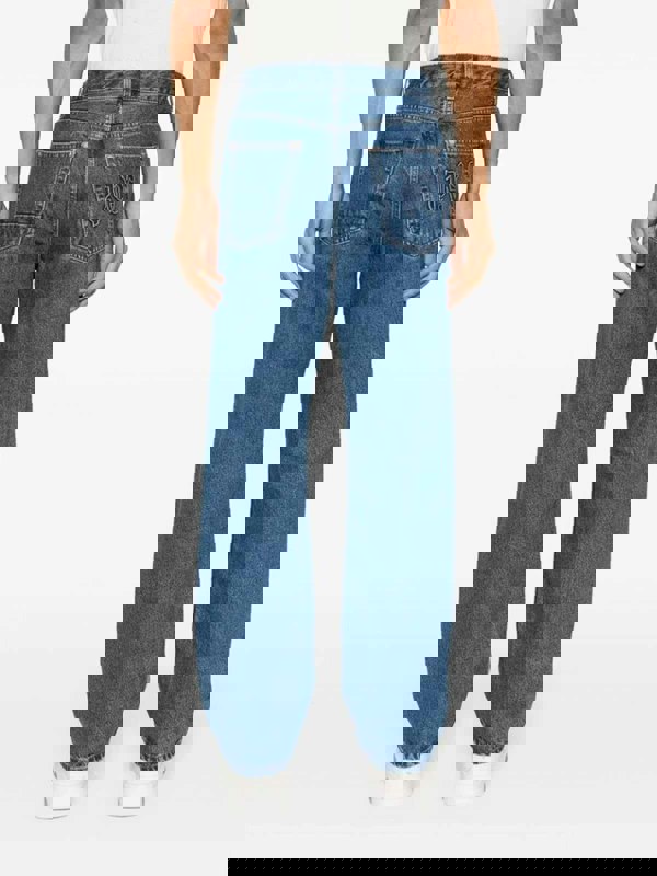 Palm Angels Monogram Workwear Denim Jeans Blue - Supplied FashionPalm Angels