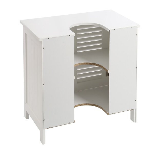 Living and Home Under Sink Bathroom Cabinet 2 Shutter Door