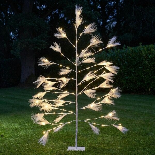 Garden Greatness Minimalist Feather Pine Christmas Tree Light