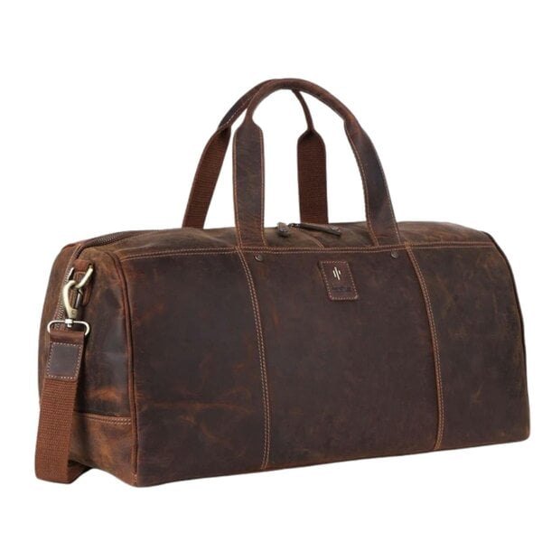 Mala Leather Cactus Brown Leather Holdall