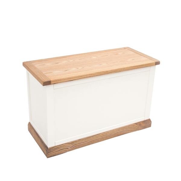 Cabinet Bits Tropea Off White Blanket Box Ottoman