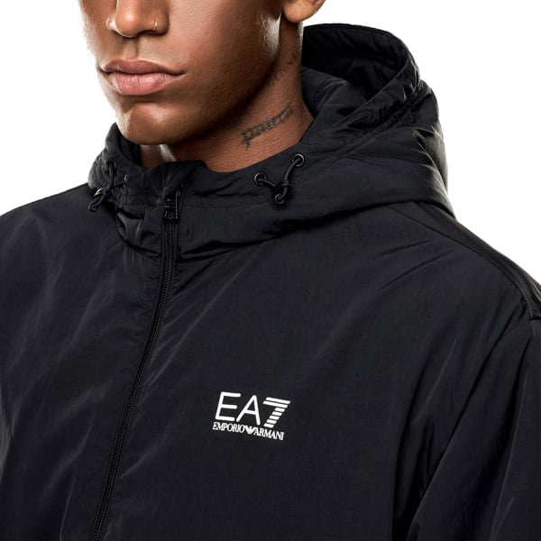 Emporio Armani EA7 EA7 Emporio Armani Core ID Nylon Hooded Jacket Black