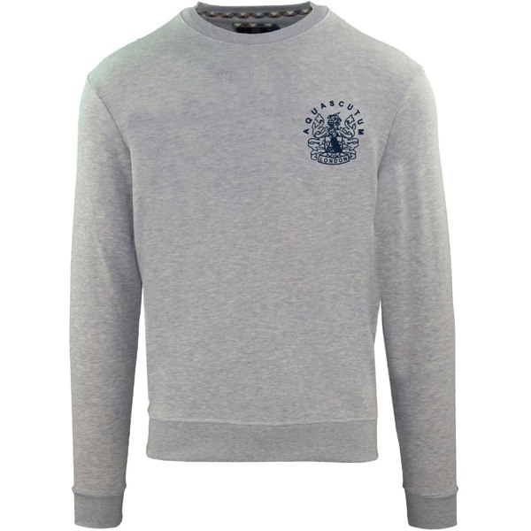 Aquascutum Aldis Chest Logo Sweatshirt - Grey