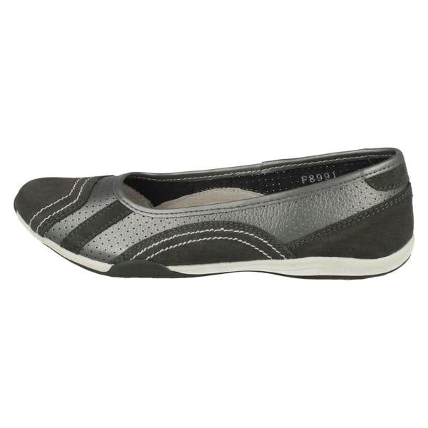 Down to Earth Ladies Down To Earth Flat Ballerina Shoes