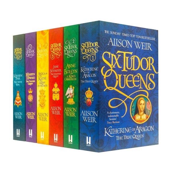 Six Tudor Queens Series By Alison Weir 6 Books Set