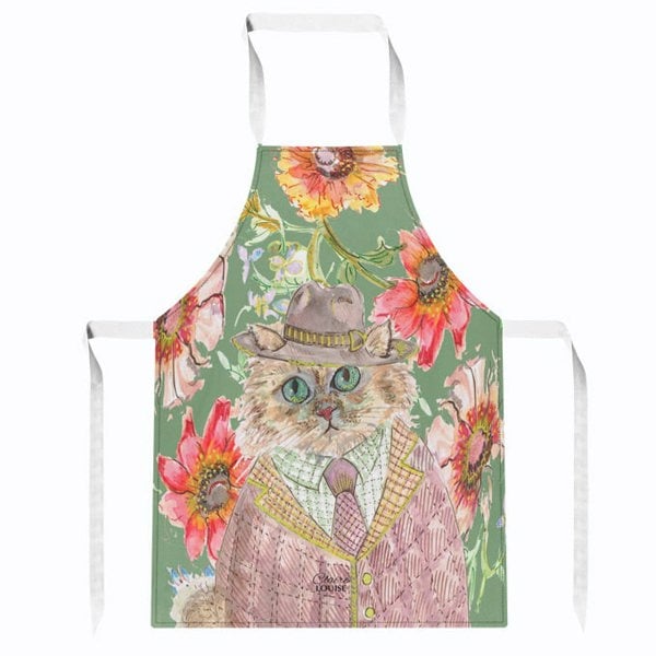 Claire Louise Cottage Floral Cat Apron