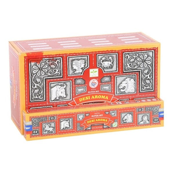 Serano 12 Packs of Superhit Desi Aroma Incense Sticks by Satya