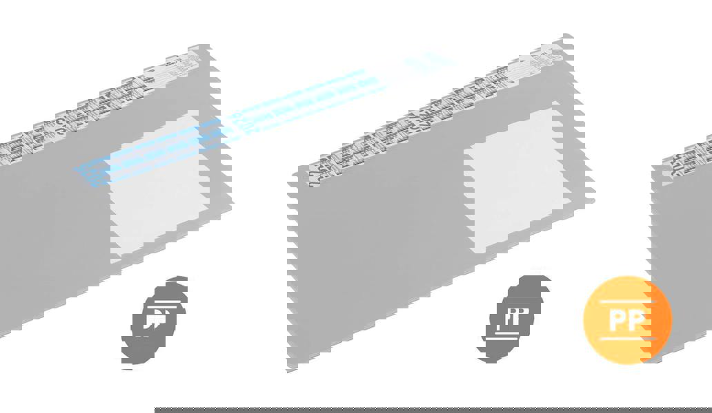 Durable Calendar Desk Mat Clear Overlay Notes Protector Pad | 65x48 cm | Grey