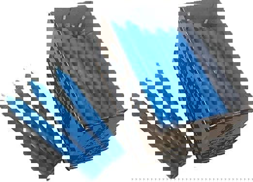 KAV Tapered Dinner Candle 190mm Non-Drip Unscented Long Burning Smokeless Pure Paraffin Wax Candles for Wedding Parties - Pack of 25