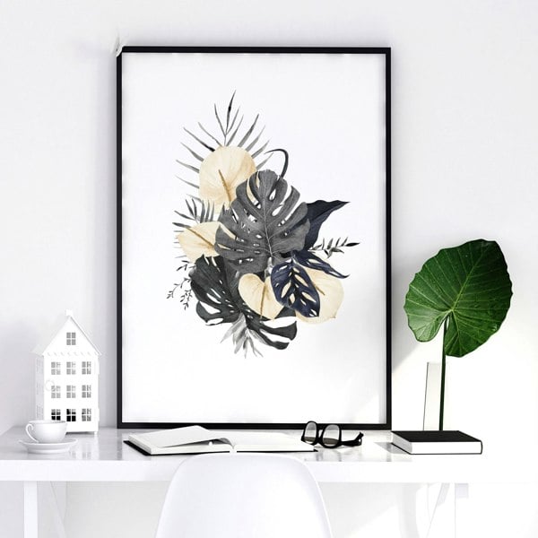 Office wall paintings | set of 3 framed wall art