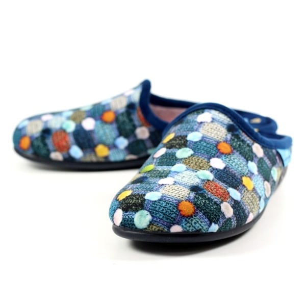 Lunar Women's Crackle Slippers - Navy