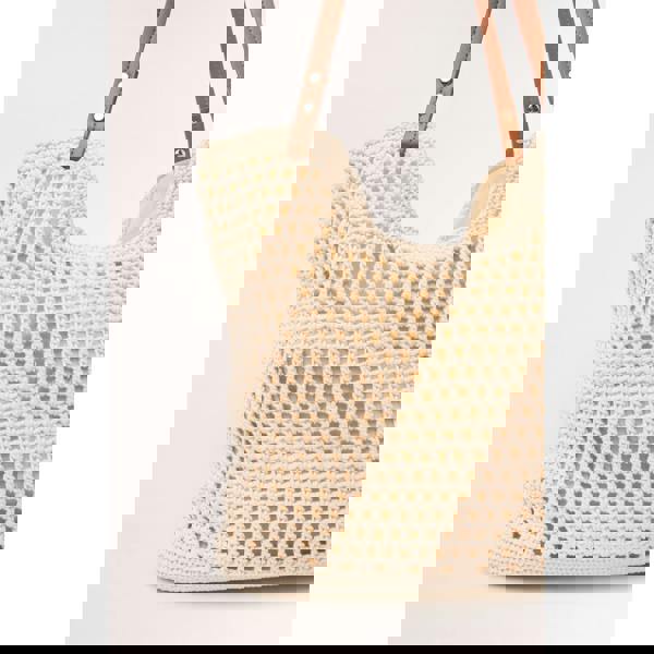 Blue Vanilla Crochet Tote Bag