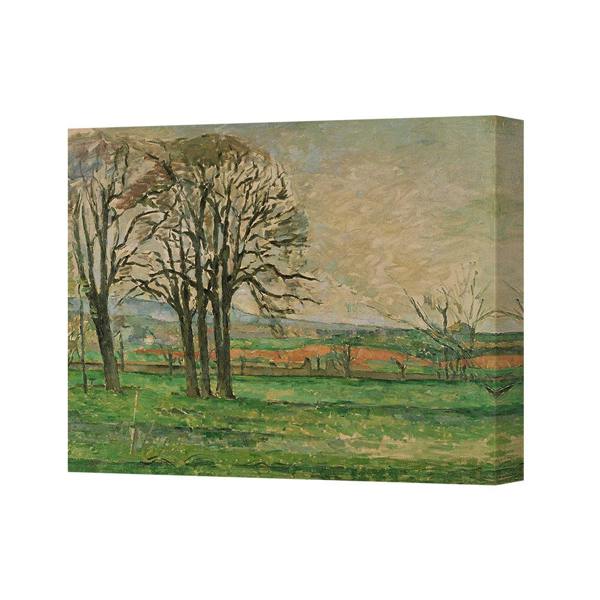 Benjamin Tate Design Impressionist Landscape Canvas Art With Tall Trees In Open Field