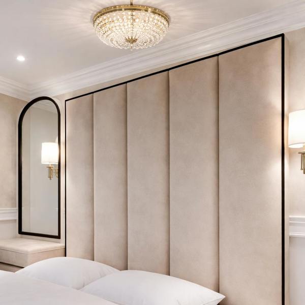 Great British Beds Serena Contrast piping Headboard