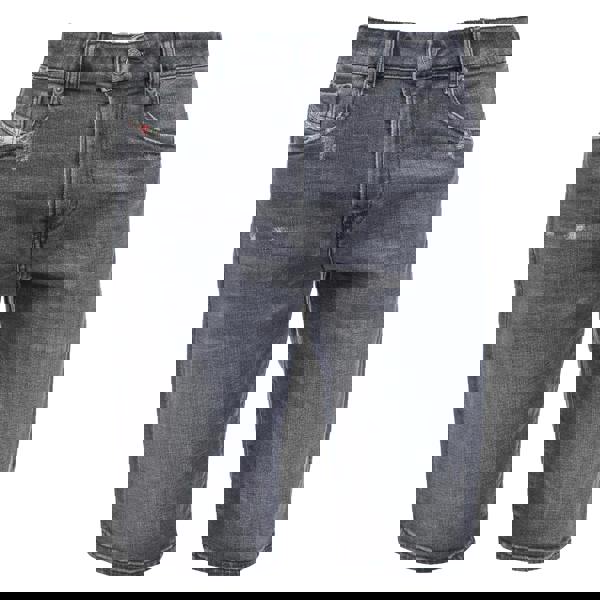 Diesel Mens Denim Slim Shorts - Black/Grey